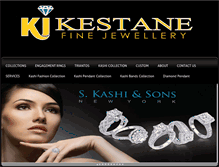 Tablet Screenshot of kestanejewellery.com
